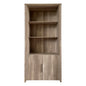 Display Shelf Book Case Stand Bookshelf Natural Wood like MDF in Oak Colour - Cosy Abode