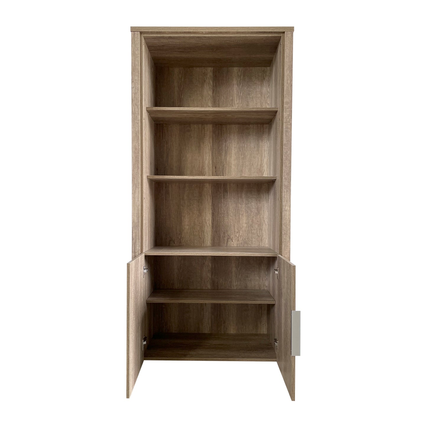 Display Shelf Book Case Stand Bookshelf Natural Wood like MDF in Oak Colour - Cosy Abode