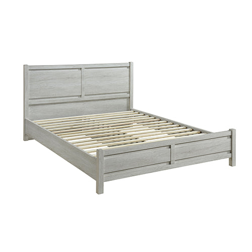 Queen Size Bed Frame Natural Wood like MDF in Oak Colour - Cosy Abode