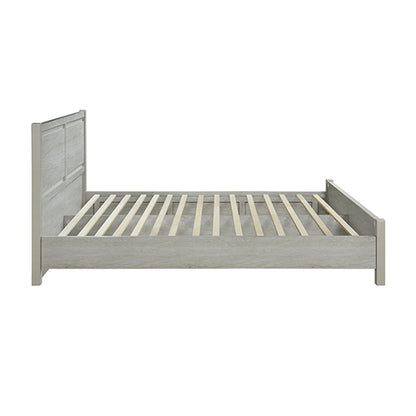 Queen Size Bed Frame Natural Wood like MDF in Oak Colour - Cosy Abode