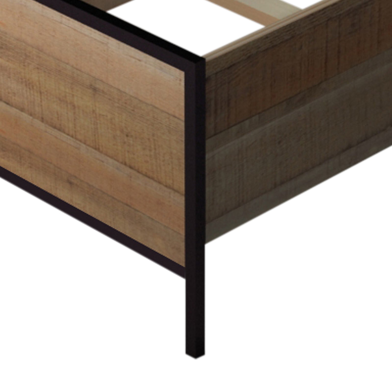 Mascot Bedframe Queen Size Oak - Cosy Abode