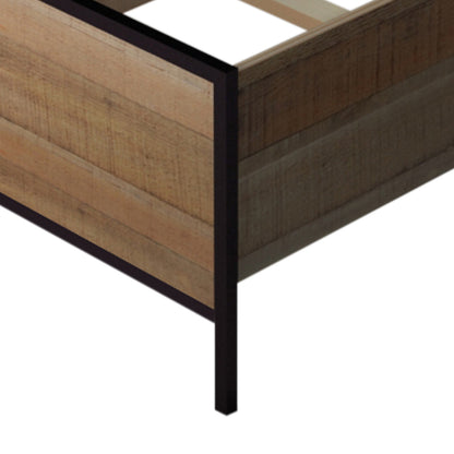 Mascot Bedframe Queen Size Oak - Cosy Abode