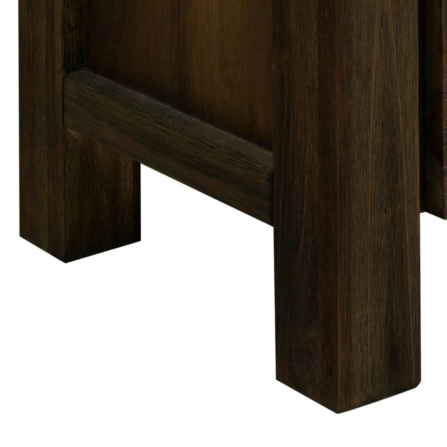 Buffet Sideboard in Chocolate Colour Constructed with Solid Acacia Wooden Frame Storage Cabinet with Drawers - Cosy Abode