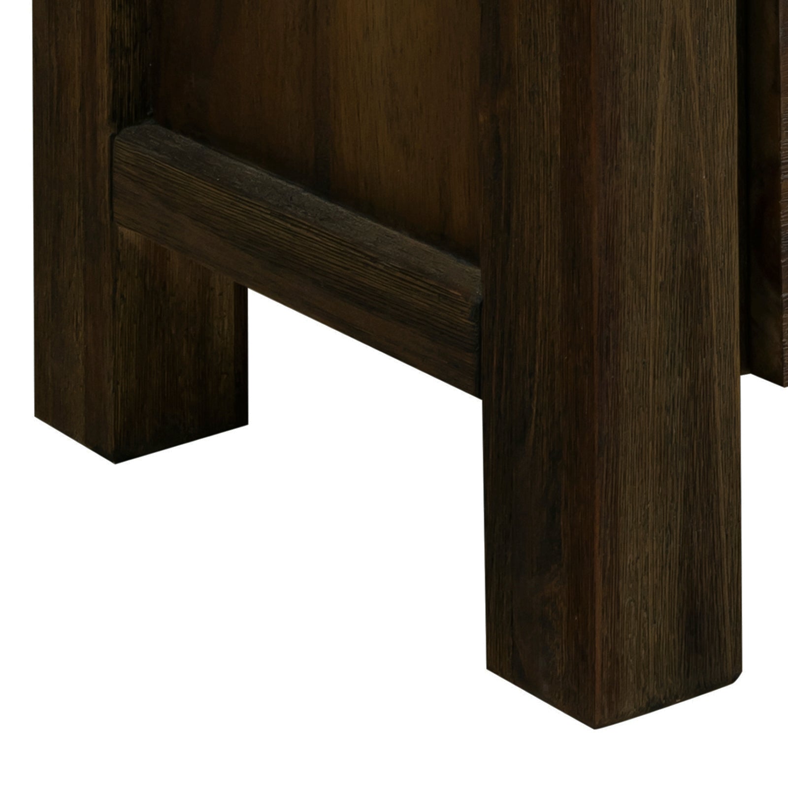 Buffet Sideboard in Chocolate Colour Constructed with Solid Acacia Wooden Frame Storage Cabinet with Drawers - Cosy Abode