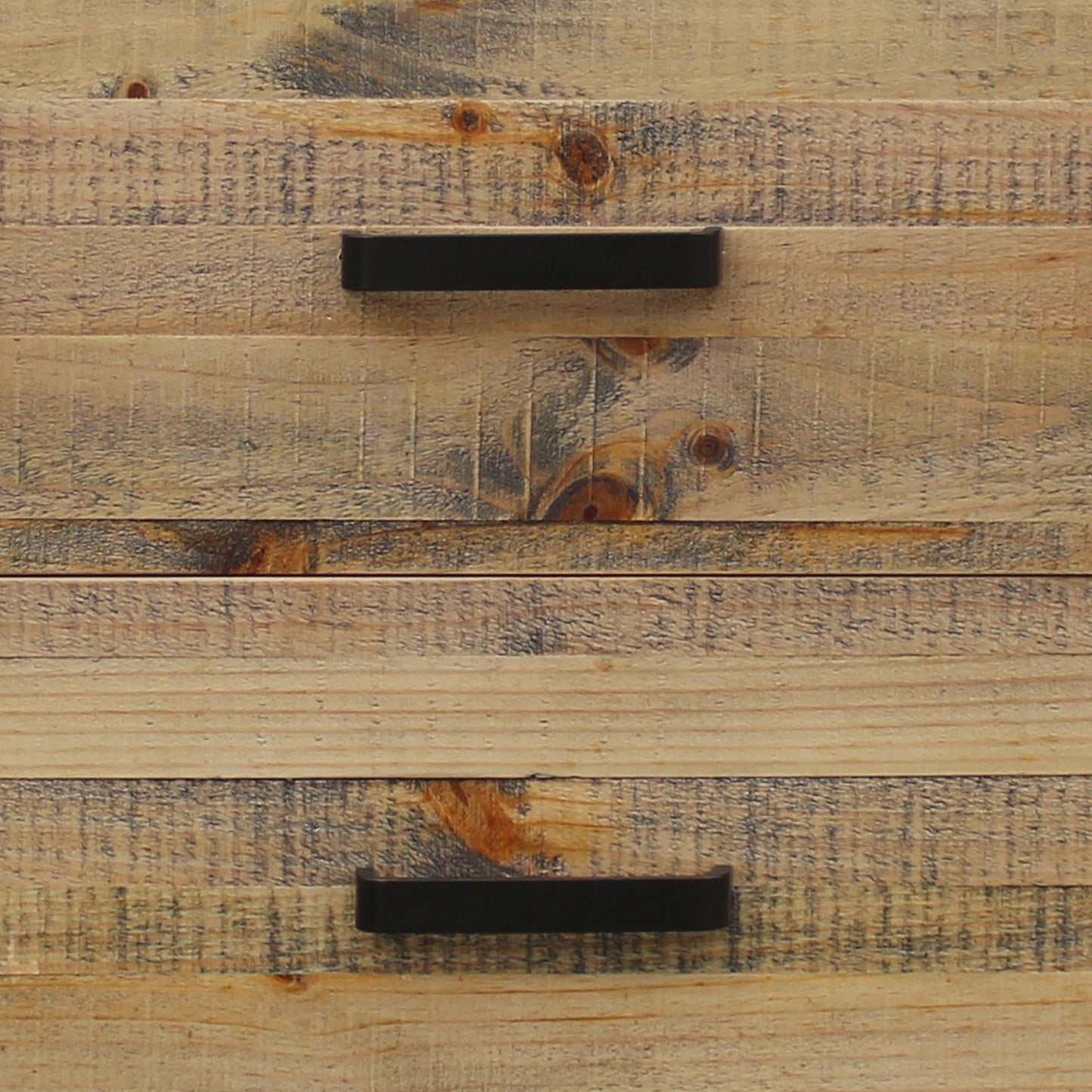 Bedside Table 2 drawers Night Stand Solid Wood Storage Light Brown Colour - Cosy Abode