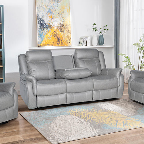 Carlton 3R Finest Fabric Recliner Sturdy Construction Metal Mechanism - Cosy Abode