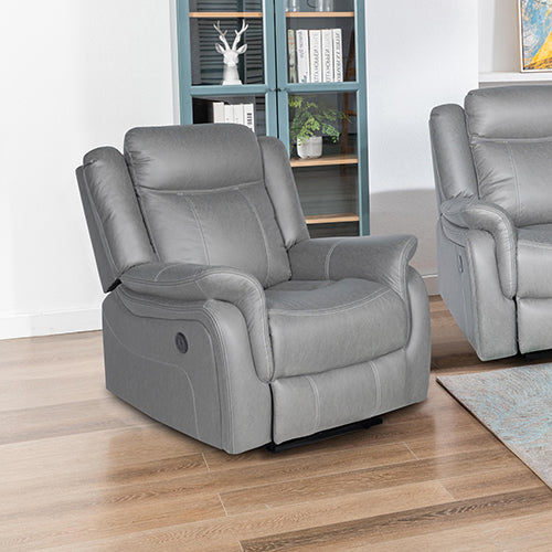 Carlton 3R+1R+1R Finest Fabric Recliner Sturdy Construction Metal Mechanism - Cosy Abode