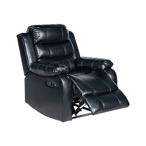 Chelsea 3R+1R+1R Seater Finest Leatherette Recliner Feature Console LED Light Ultra Cushioned - Cosy Abode