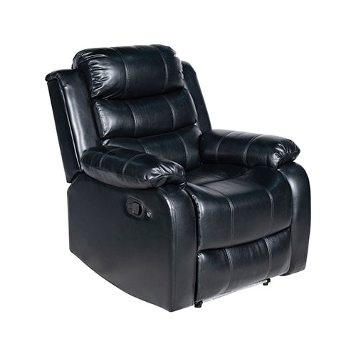 Chelsea 3R+1R+1R Seater Finest Leatherette Recliner Feature Console LED Light Ultra Cushioned - Cosy Abode