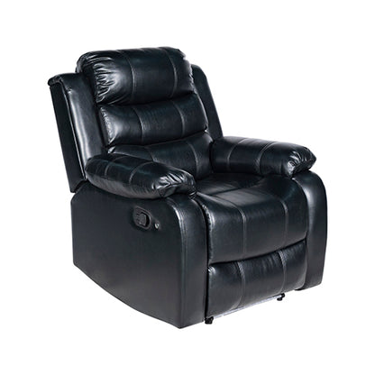 Chelsea 3R+1R+1R Seater Finest Leatherette Recliner Feature Console LED Light Ultra Cushioned - Cosy Abode