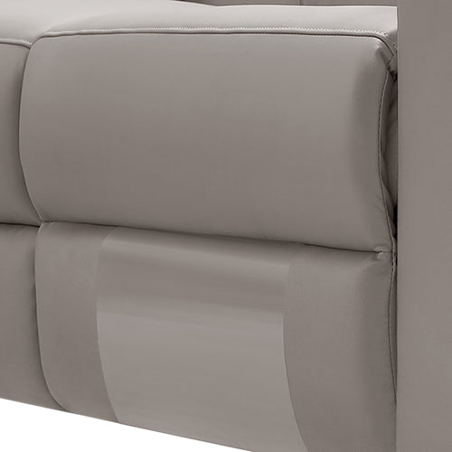 Washington Genuine Leather 6 Seater Corner Sofa With 2 Electric Recliners And Reversible Console - Cosy Abode