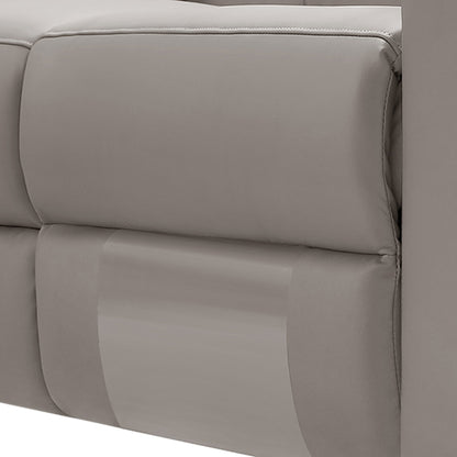 Washington Genuine Leather 6 Seater Corner Sofa With 2 Electric Recliners And Reversible Console - Cosy Abode