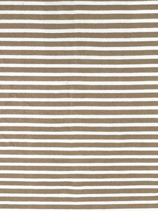 Beige/cream striped cotton kilim rug120x180 cm - Cosy Abode