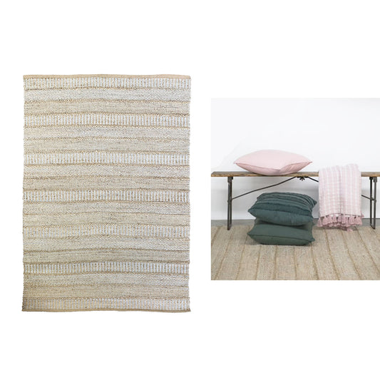 J Elliot Home Fraser Jute Floor Rug 160 x 230cm - Cosy Abode