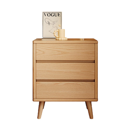 Bedside Tables 3 Drawers Side Table Nightstand Bedroom Storage Cabinet Wood - Cosy Abode