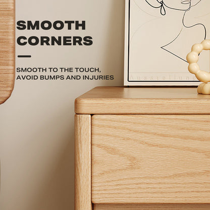 Bedside Tables 3 Drawers Side Table Nightstand Bedroom Storage Cabinet Wood - Cosy Abode