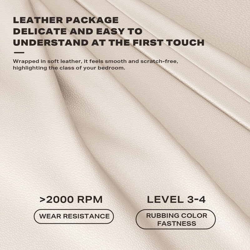 White Solid Wood Bedside Table Side Table 2 Drawer Intelligent Induction Light Nightstand Cabinet - Cosy Abode