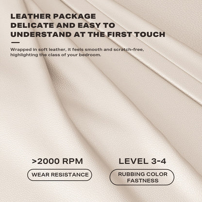 White Solid Wood Bedside Table Side Table 2 Drawer Intelligent Induction Light Nightstand Cabinet - Cosy Abode