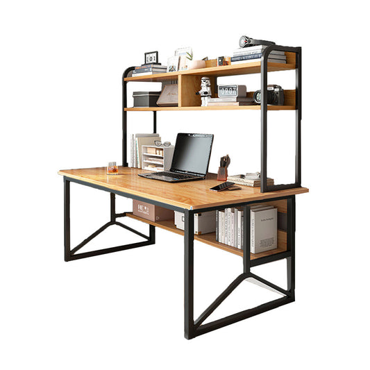 Computer Desk Table Bookshelf Integrated Table Bedroom Students Home Study Table - Cosy Abode