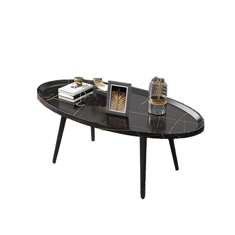 Coffee Table Living Room Accent Oval Table Contemporary Style Leisure Tea Table - Cosy Abode