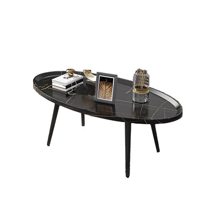Coffee Table Living Room Accent Oval Table Contemporary Style Leisure Tea Table - Cosy Abode