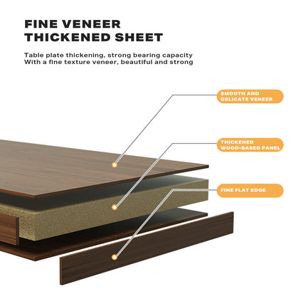 Coffee Table Living Room Accent Oval Table Contemporary Style Leisure Tea Table - Cosy Abode