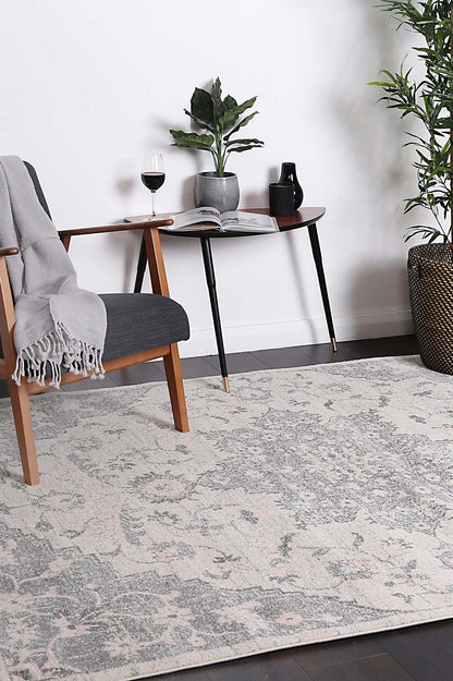 delicate-madeleine-grey-ivory-rug 160x230 - Cosy Abode