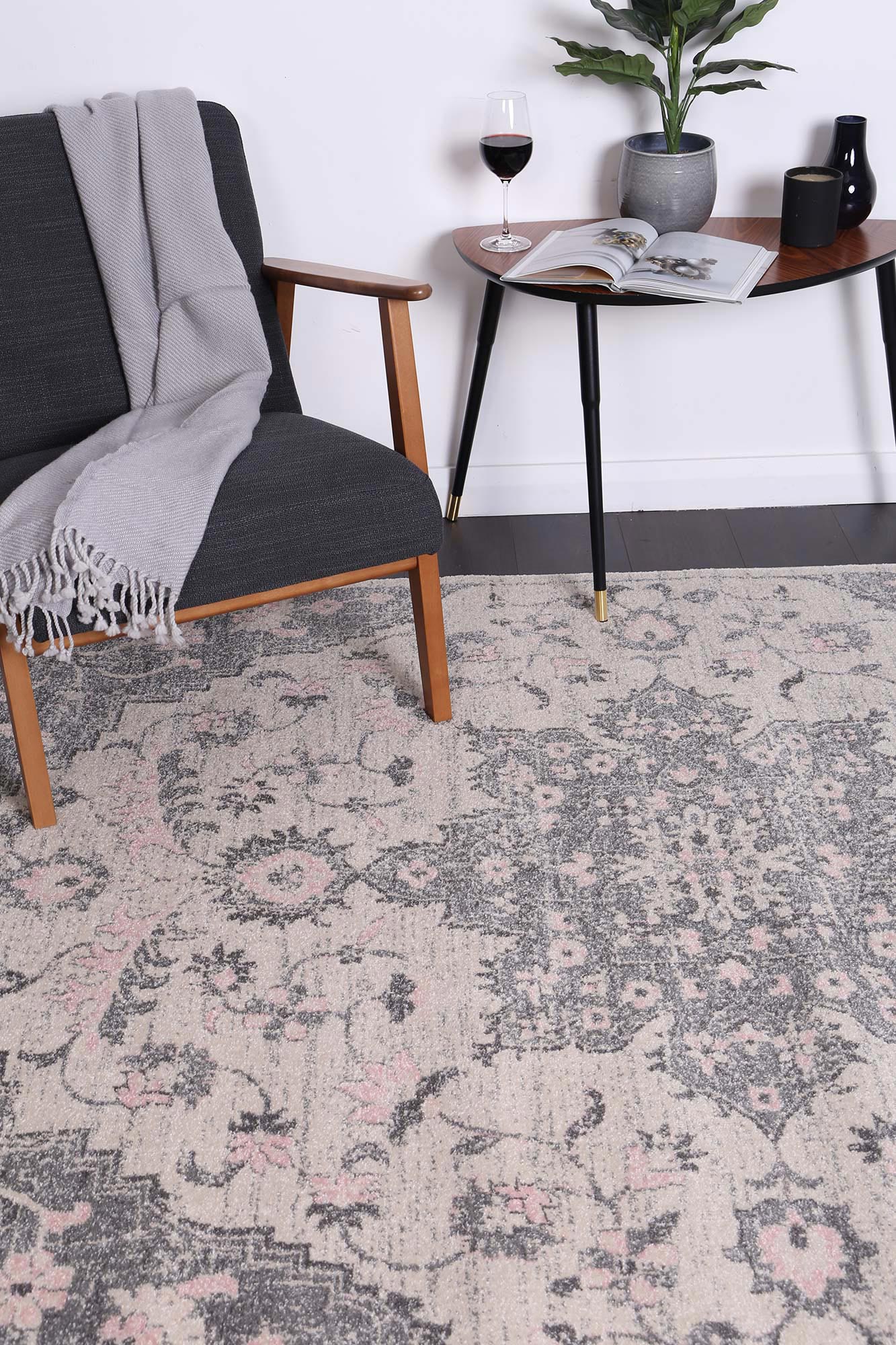 delicate-madeleine-grey-ivory-rug 300x400 - Cosy Abode