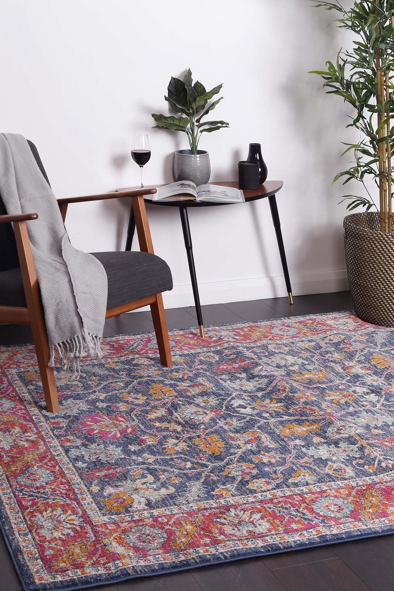 delicate-sara-multi-rug 80x300 - Cosy Abode