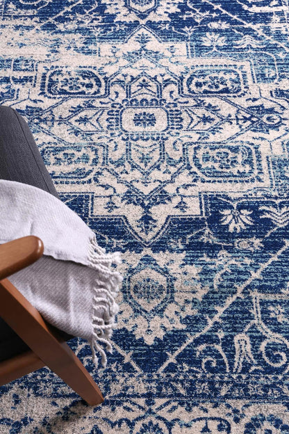 delicate-audrey-ivory-navy-rug 80x300 - Cosy Abode