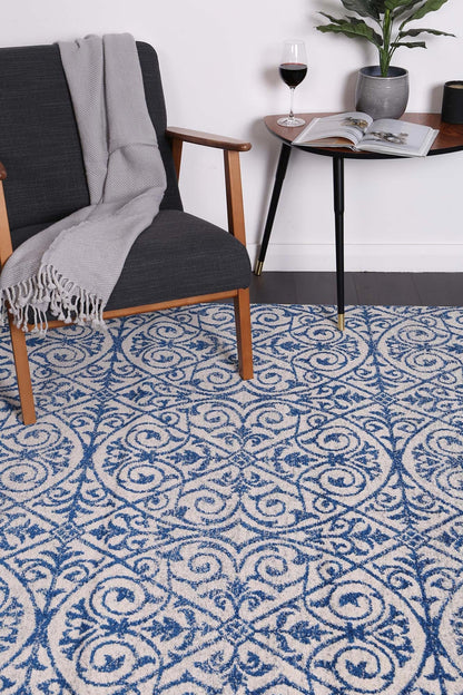 delicate-katherine-blue-ivory-rug 80x300 - Cosy Abode