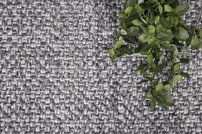 Harlow Chignon Charcoal Wool Blend Rug 160x230 - Cosy Abode