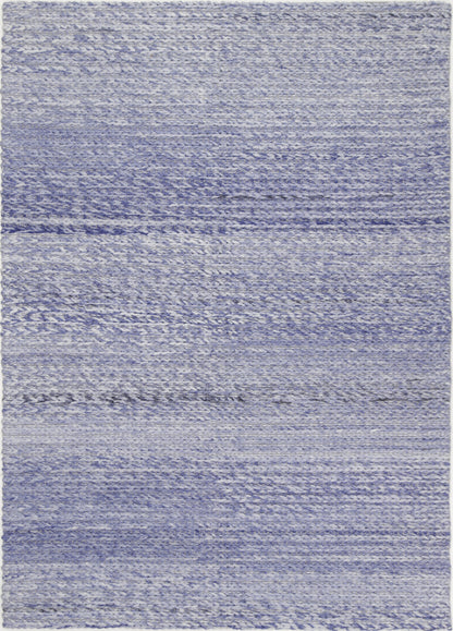 Harlow Cue Blue Wool Blend Rug 160x230 - Cosy Abode