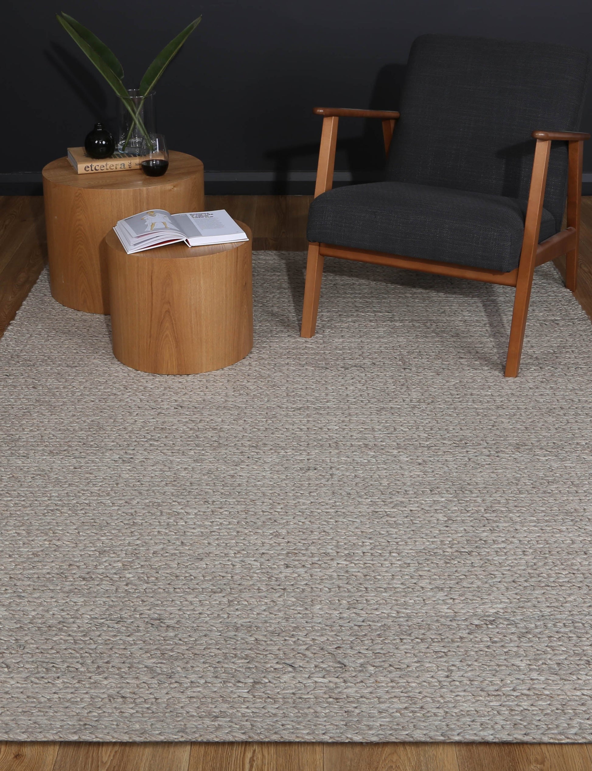 Harlow Cue Camel Wool Blend Rug 160x230 - Cosy Abode
