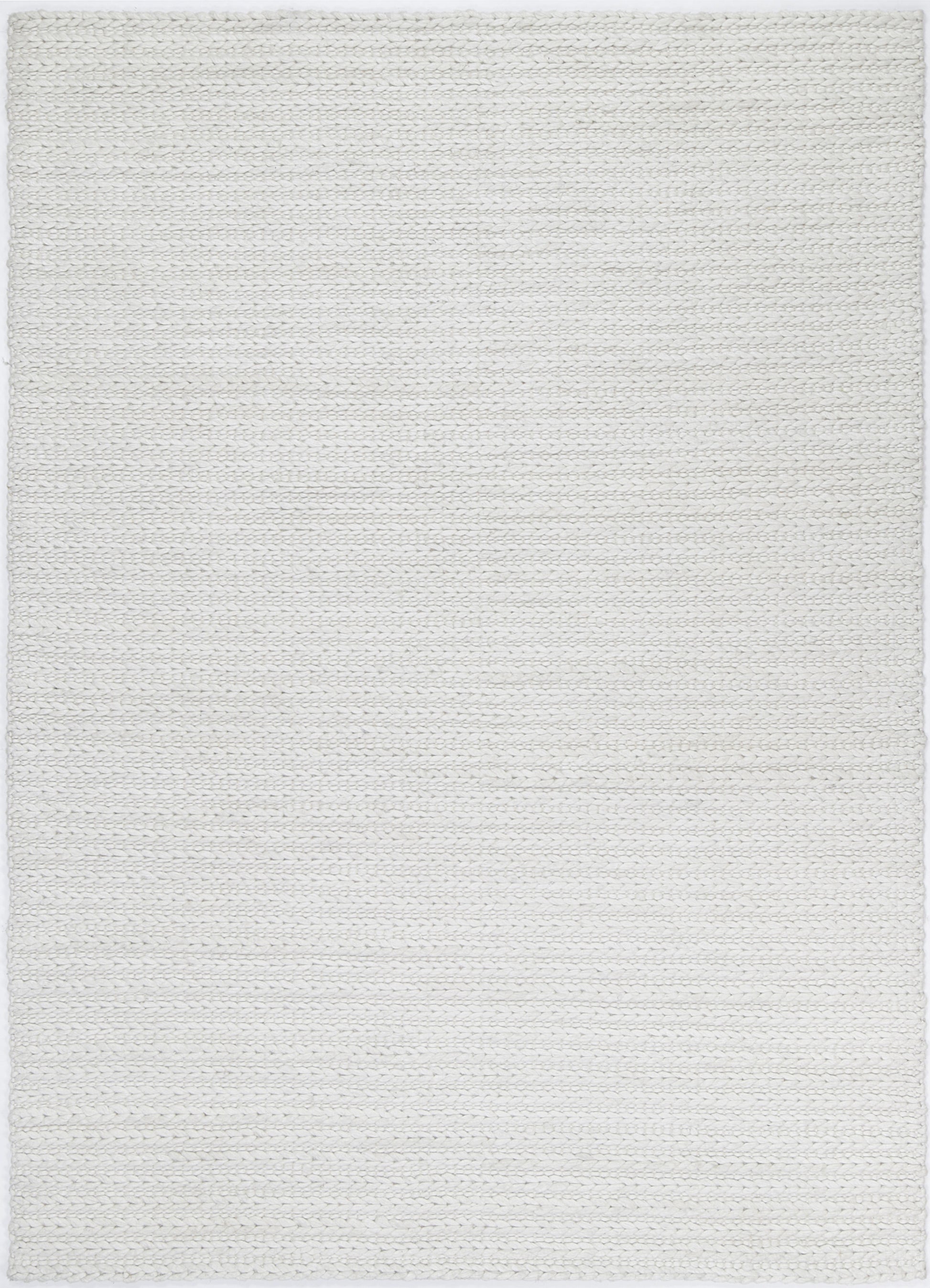Harlow Cue White Wool Blend Rug 160x230 - Cosy Abode