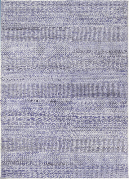 Harlow Grace Blue Wool Blend Rug 160x230 - Cosy Abode