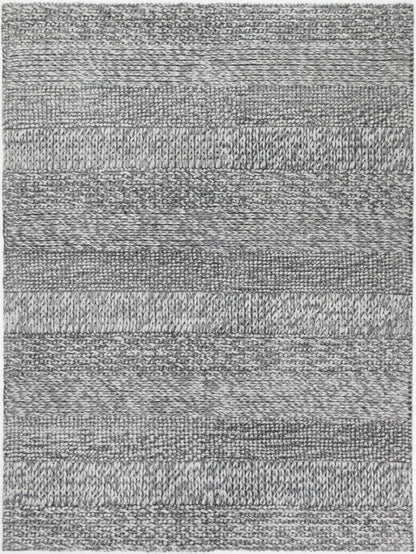 Harlow Grace Charcoal Wool Blend Rug 160x230 - Cosy Abode