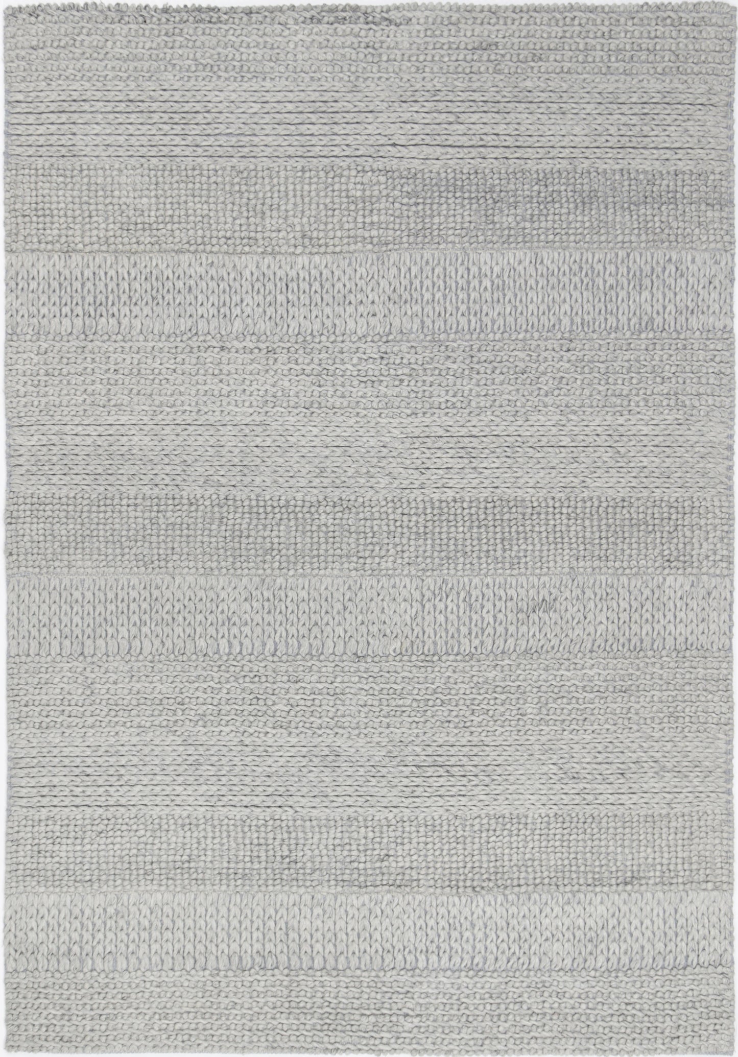 Harlow Grace Grey Wool Blend Rug 160x230 - Cosy Abode