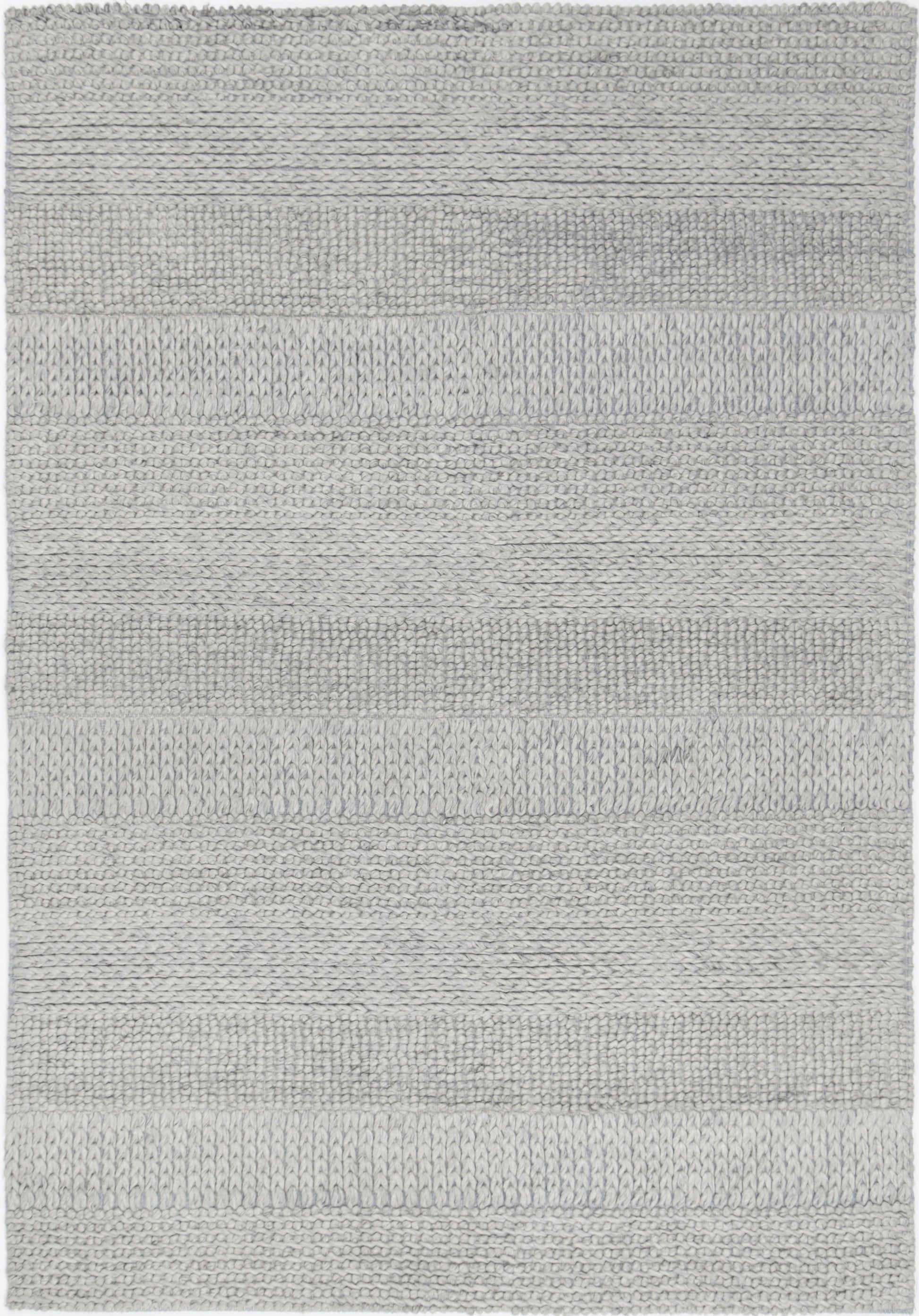 Harlow Grace Grey Wool Blend Rug 160x230 - Cosy Abode