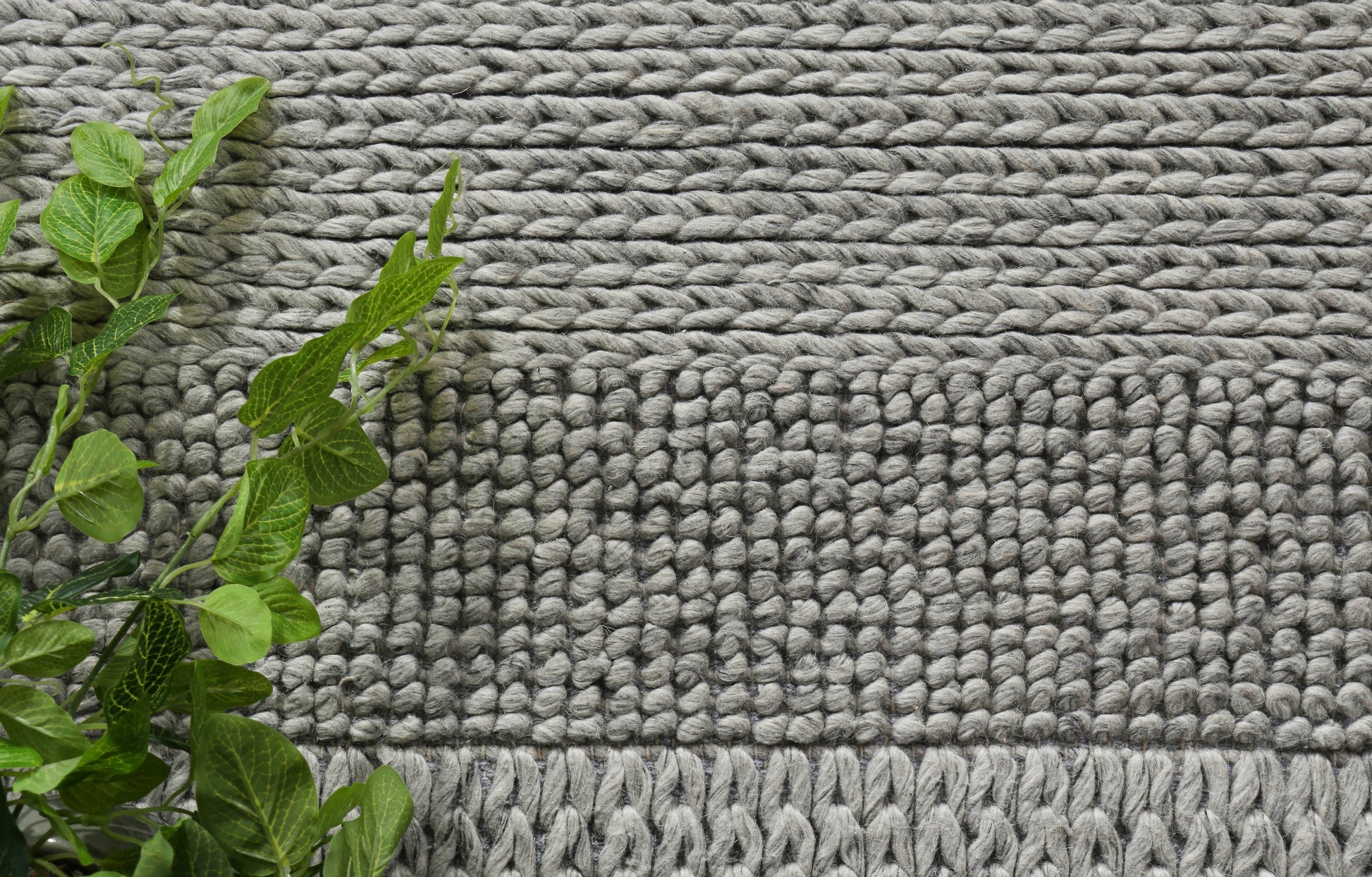 Harlow Grace Grey Wool Blend Rug 160x230 - Cosy Abode