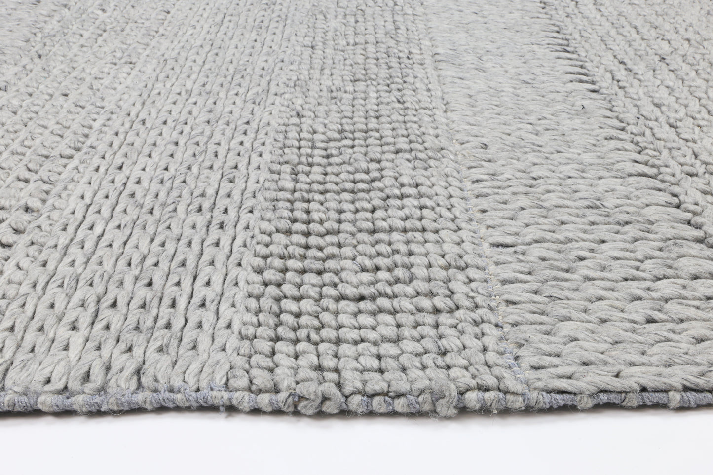 Harlow Grace Grey Wool Blend Rug 160x230 - Cosy Abode