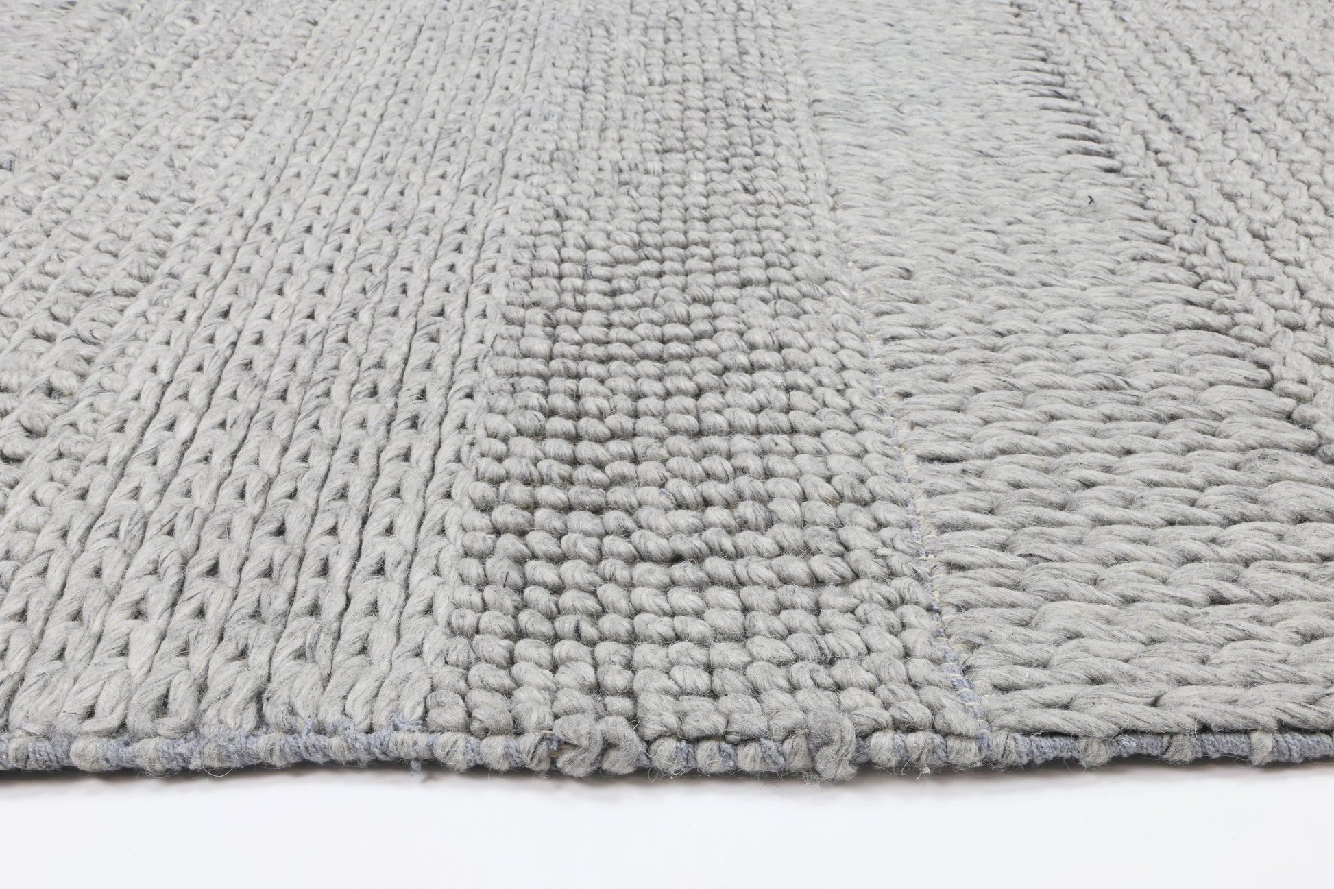 Harlow Grace Grey Wool Blend Rug 160x230 - Cosy Abode