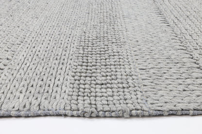 Harlow Grace Grey Wool Blend Rug 160x230 - Cosy Abode