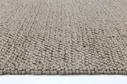 Harlow Loopy Camel Wool Blend Rug 160x230 - Cosy Abode