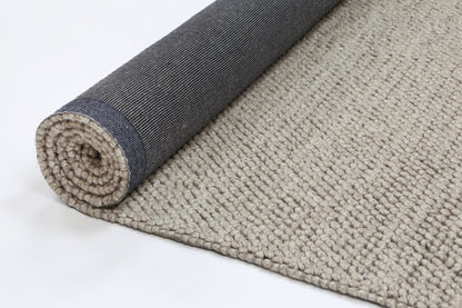 Harlow Loopy Camel Wool Blend Rug 160x230 - Cosy Abode