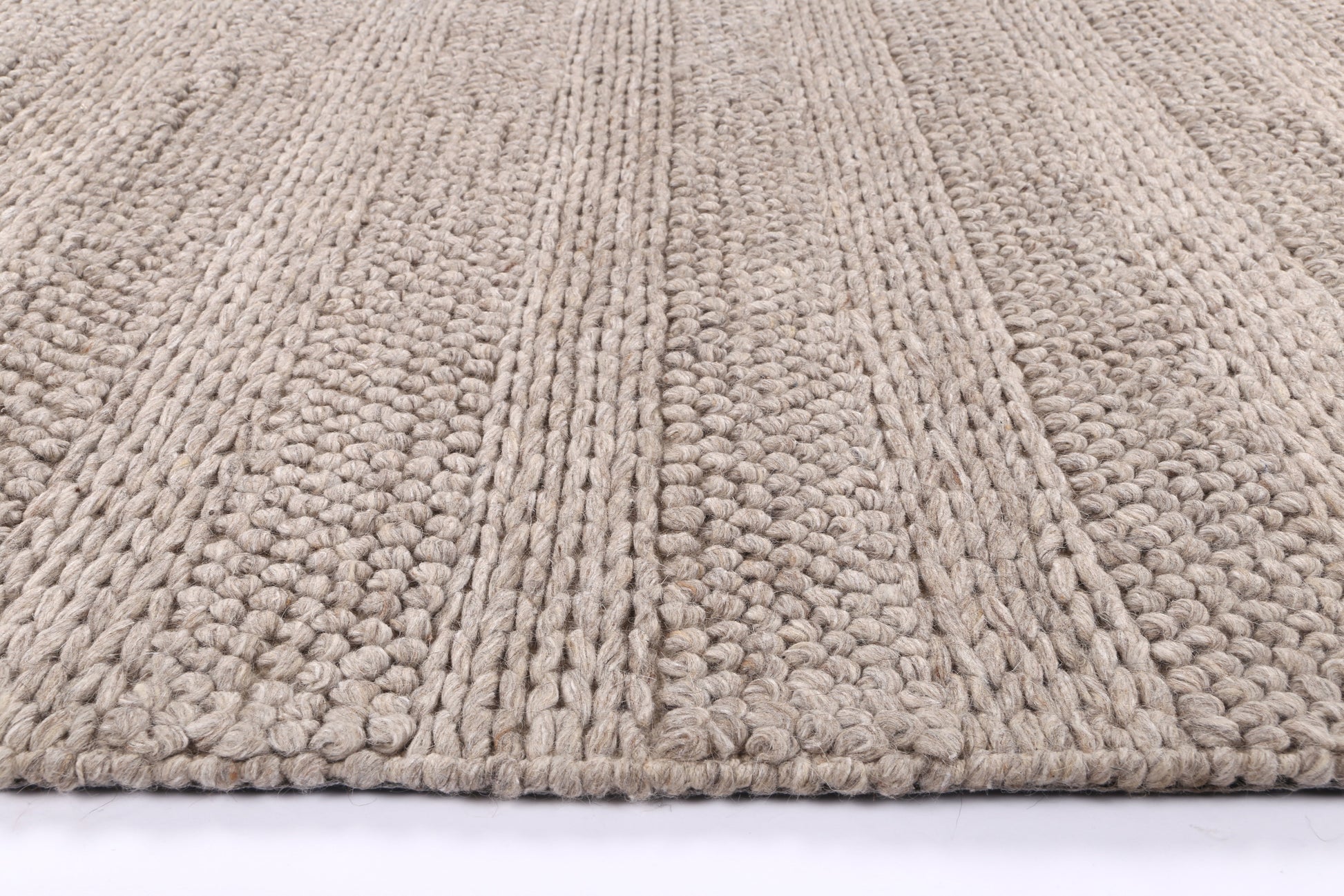 Harlow Ringlets Camel Wool Blend Rug 160x230 - Cosy Abode