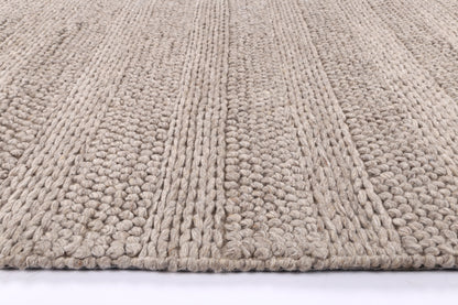 Harlow Ringlets Camel Wool Blend Rug 160x230 - Cosy Abode