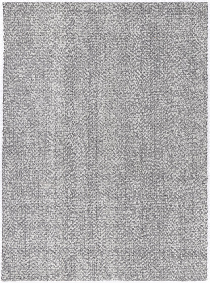 Harlow Chignon Charcoal Wool Blend Rug 200x290 - Cosy Abode