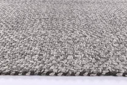 Harlow Chignon Charcoal Wool Blend Rug 200x290 - Cosy Abode