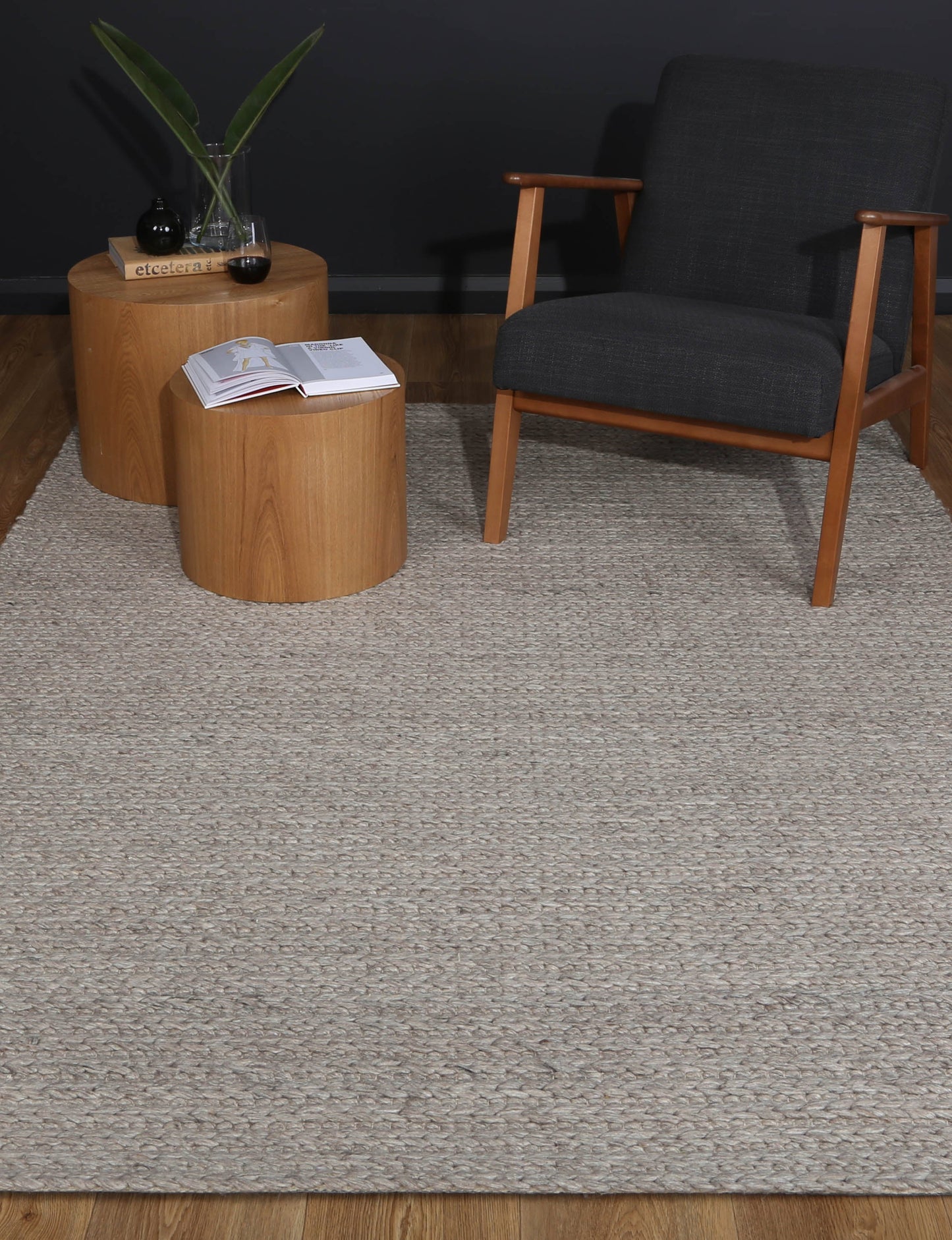 Harlow Cue Camel Wool Blend Rug 200x290 - Cosy Abode